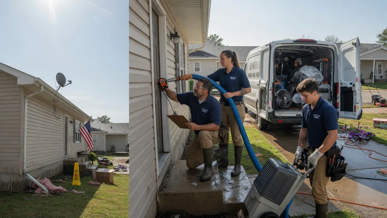 Ceiling Water Damage Restoration in Jeromesville, OH near me